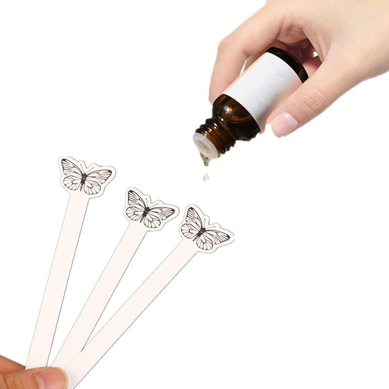 Perfume Fragrance Tester - 100 Adet Yaratıcı Kelebek Şekli Test