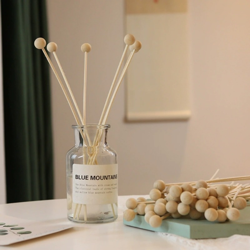Perfume Fragrance Stick - 30 adet/grup Ateşsiz Ahşap Top Aroma