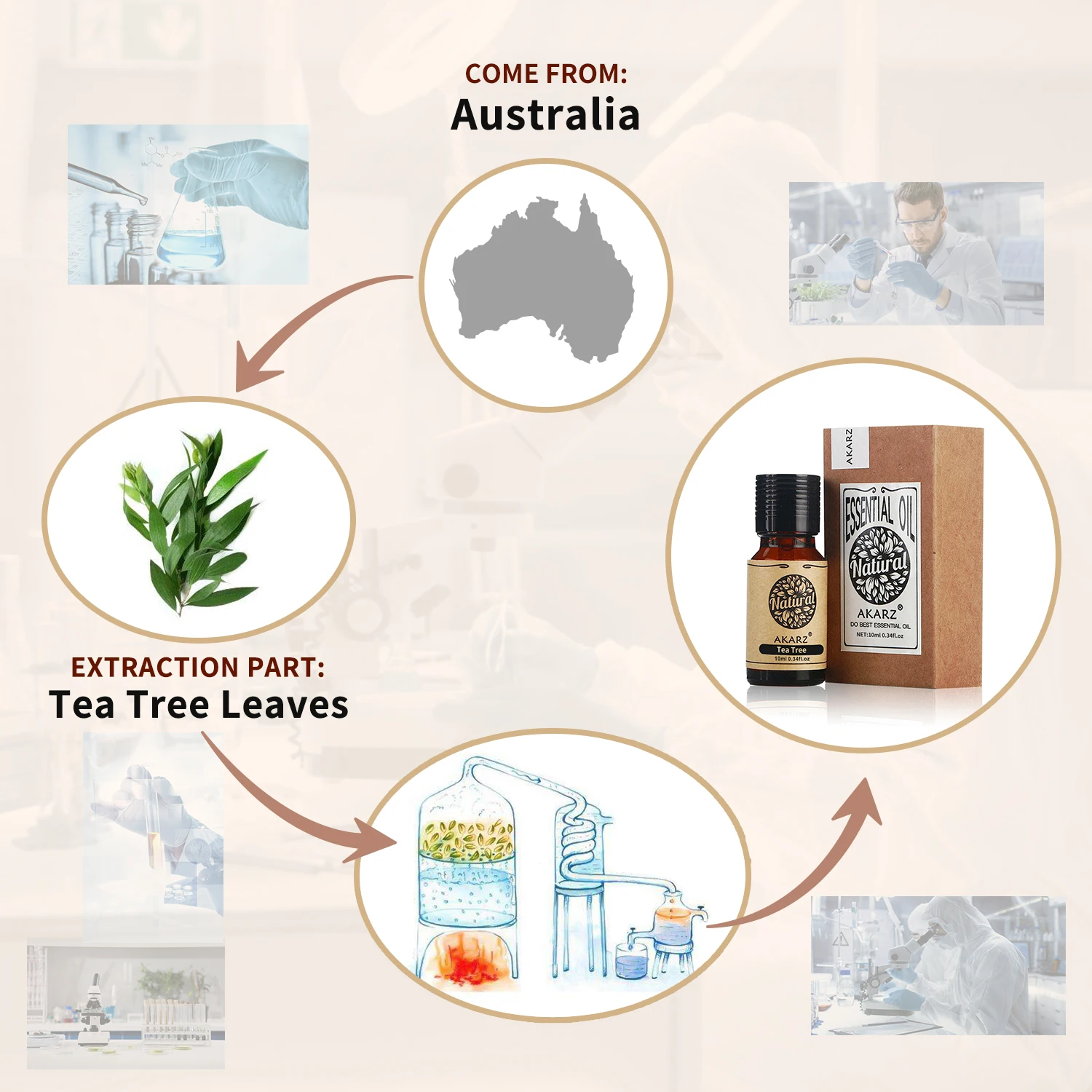 AKARZ çay ağacı uçucu yağ doğa - Sandalwood Perfume Oil incelemesi ve fiyatı